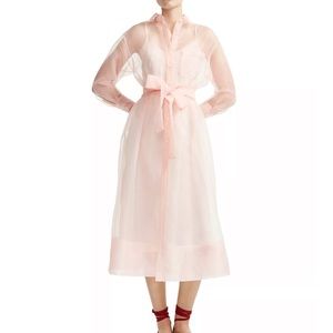 Pink Organza Maje Dress